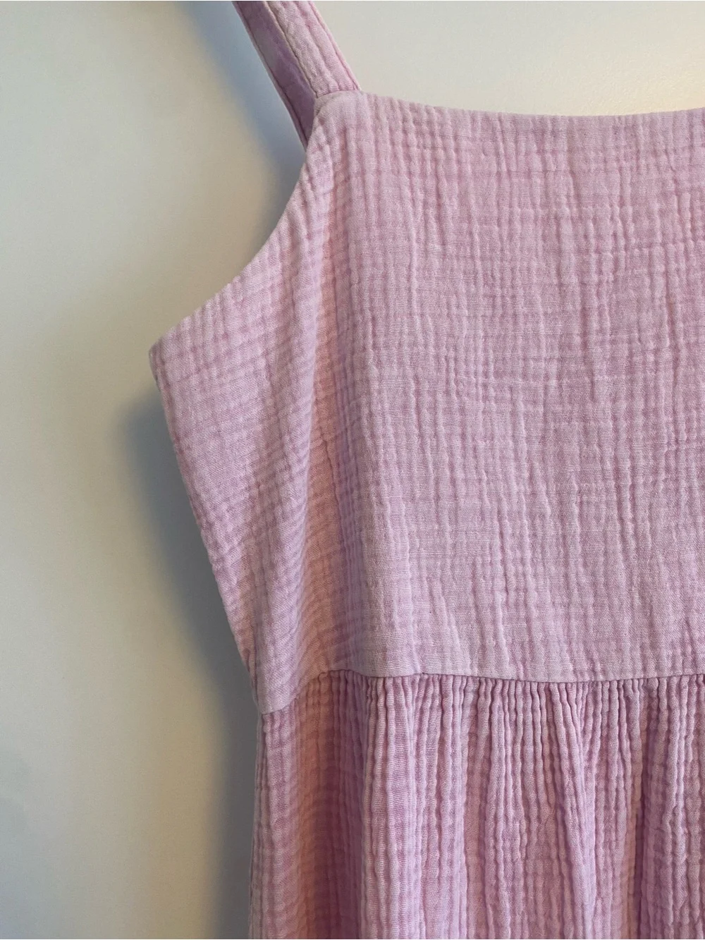Z Supply Light Pink Tiered Midi Dress - Picture 4 of 7